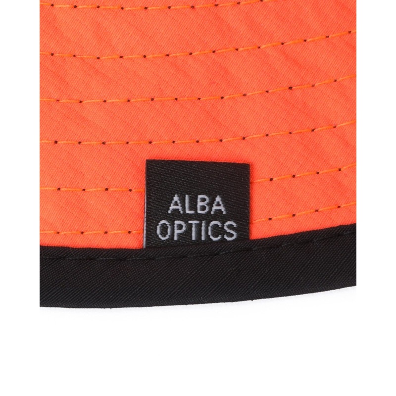 ALBA OPTICS アルバ オプティクス バケットハット【AO BUCKET HAT】 ブラック×ホワイト