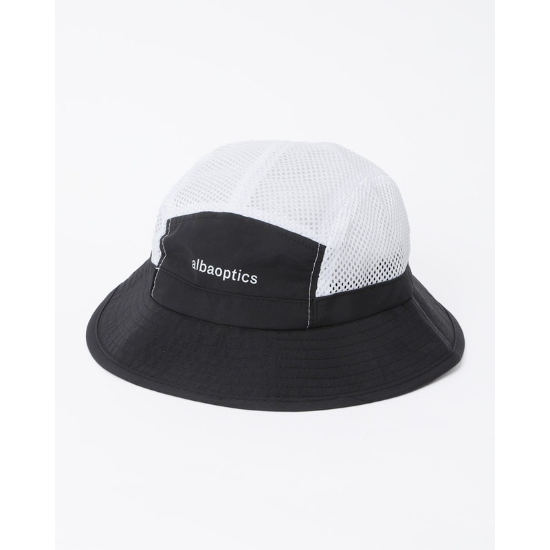 ALBA OPTICS アルバ オプティクス バケットハット【AO BUCKET HAT】 ブラック×ホワイト